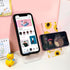 Cute Phone Stand for Desk, Clear Yellow Sunflower Adjustable Holder for All Phones, Tablets, iPhone, Switch, iPad