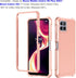 Ailiber Rose Gold Case for Boost Celero 5G Plus with Screen Protector, 2 Layer Structure Protection, Shockproof Bumper