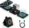 Magnetic Wireless Charging Station for iPhone MagSafe Charger, 3 in 1 Foldable Charger Dock for Travel, Wireless