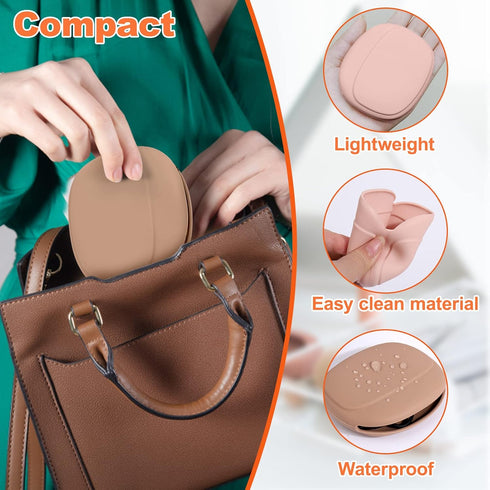 4 PCS Headphone Organizer and Silicone Cable Ties, Pouch for Storing Earbuds, USB Flash Drive, Keys, Cord Management