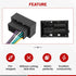 2013-2019 2014-2020, 2015-2020 RED WOLF Stereo Wiring Harness Antenna Adapter Fit for Dodge Ram, Jeep Chrysler