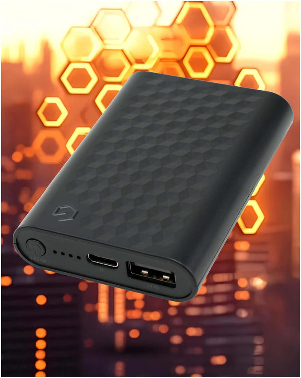 Wulcea 6000mAh Portable Power Bank - 5V/2A USB Charger for Heated Clothing, Jackets,