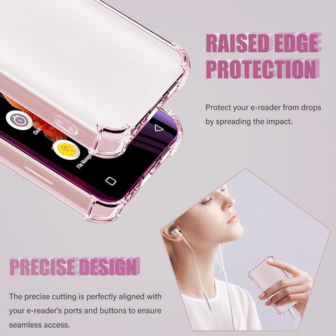 Aippdo G1 G3 Mp3 Mp3 4.0 inch Case for innioasis Player,TPU Clear Cover for Player Anti-Scratch Shock Absorption Case
