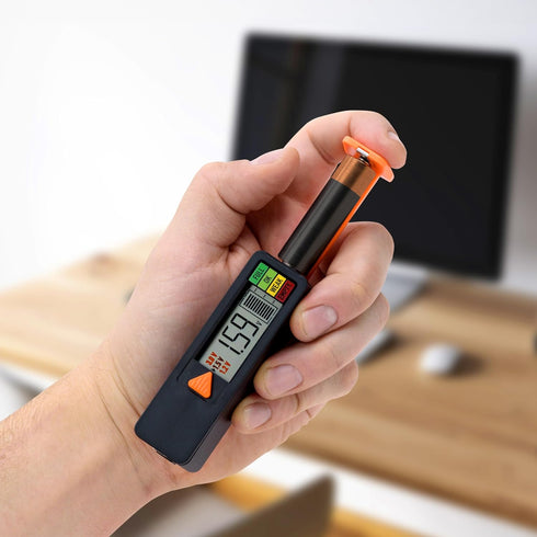 La Crosse 911-65557-INT Portable Digital Battery Tester,Black
