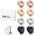 Moxweyeni 8 Pcs Cell Phone Finger Ring Adhesive Metal Phone Finger Grip Loop Stand Heart Grip Holder Charm Hook for DIY