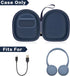 Headphone Case for Sony WH-CH520 Wireless Headphones, Bluetooth On-Ear Headset Bag, Black (Box Only)