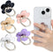 Ouligay 5PCS Flower Phone Ring Holder Grip Cute Metal Phone Ring Stand 360