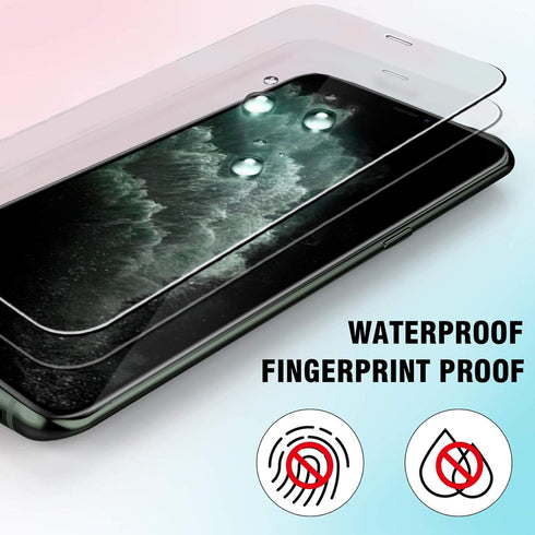 Ferilinso 3 Pack Screen Protector for iPhone 11 Pro Max & Tempered Glass Camera Lens Protectors - Ultra Phone Case