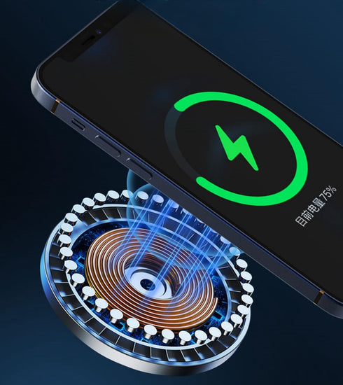 Magnetic Wireless Charger, 15W Fast Charging Pad with USB-C 20W PD Adapter, Compatible with MagSafe for iPhone