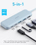 Anker 5-in-1 4K 5Gbps 2 5Gbps USB C Hub, USBC to HDMI Hub with Display, USB-C and USB-A Data Ports for MacBook Pro