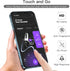 JETech 3-Pack Full Coverage Tempered Glass Screen Protector for iPhone 12/12 Pro 6.1", Black Edge, HD Clear,