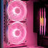 4 120mm Lounsweer Pcs Pink Bow Guard Fan Grill Metal PC Fan Grill Cover with Screws Cute Computer Accessories