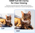 SONOFF CAM-S2 Smart Security Camera, Indoor HD Dog-Camera, Motion Detection for Baby and Pet Monitor
