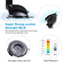 Magnetic Phone Car Mount Holder with Upgraded 3.2" Suction Cup | Universal Dashboard Windshield Mount | 8 Strong Magnets