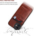 KIHUWEY Wallet Case for iPhone 12 / 12 Pro with Credit Card Holder, Premium Leather, Magnetic Clasp, Heavy Duty Cover