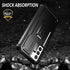 Dexnor Heavy Duty Case for Samsung Galaxy S21 FE 5G, Built-in Screen Protector and Kickstand, Black