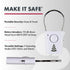 SABRE 110dB 680 3 Settings, Door Handle Alarm, Extremely Loud Wireless Audible Up To Ft Away, Hangs Off Door Knob