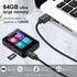 woolynew MP3 1.8 inch MP3 512GB, 64GB Music Player, Screen Portable HiFi Player Expandable to with Bluetooth, FM Radio