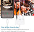 USB C to Dual 3.5mm Headphone Splitter for iPad/iPhone 15, 3 in 1 USB C Earphone Jack Audio Splitter with PD Fast Charging Adapter Compatible with iPad Pro/Air/Samsung Galaxy/Google Pixel