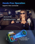 Nulaxy 54W Bluetooth 5.3 Car Adapter with 4 Charging Ports, Wireless FM Transmitter with Deep Bass Player & LED Backlit