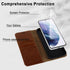 MONASAY Wallet Case for Galaxy S21+Plus 5G, 6.7 inch, Flip Folio Leather Cover with Screen Protector & RFID Blocking,