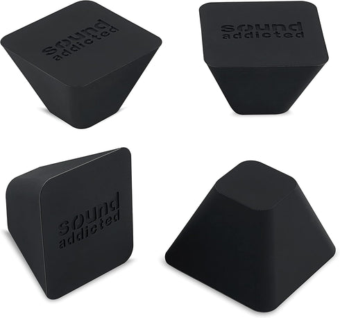 Sound Addicted SubCone Isolation Feet for Subwoofer and Speaker Performance, Non-Adhesive, 4-Pack