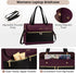 LOVEVOOK 15.6 Inch Laptop Bag for Women Tote Work Professional Leather Computer Briefcase Waterproof Handbag Shoulder