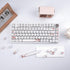 XVX MOA Blossom PBT Keycaps Set, Custom Dye-Sublimated for 75% Mechanical Keyboards, Cherry MX Compatible