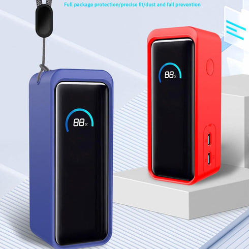 PLCPDM 65W 9600mAH Power Banks Protector Case Sleeve for Shockproof Covers Housing Silicone Shell Scratchproof Covers