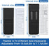 Keyboard Sleeve Travel Case for Wireless Slim Keyboards (up to 17.7 Inches), Neoprene Protective Case with Mouse Pocket