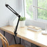 Lurrose 1/4 Metal Webcam Holder and Desktop Scissor Arm Stand with Screw Clamp, Adjustable Suspension Boom for USB