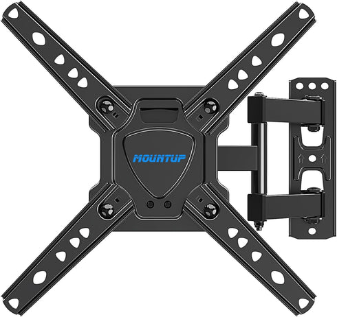 MOUNTUP Full Motion TV Wall Mount for Most 26-50 Inch TVs, Max VESA 300x300mm Wall Mount TV Bracket with Swivel Tilting