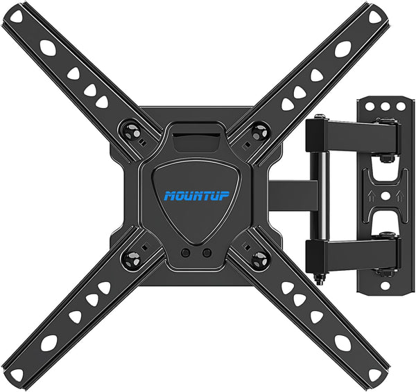MOUNTUP Full Motion TV Wall Mount for Most 26-50 Inch TVs, Max VESA 300x300mm Wall Mount TV Bracket with Swivel Tilting