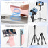 Gugxiom 16/15/14/13/12(Pink) Phone Stand, Foldable Magnetic Phone Tripod, Angle Adjustment & Strong Magnets PU Leather