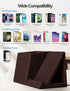 2-in-1 Pen Holder with Wireless Charger, Compatible with iPhone 16/15/14/13/12/11/8 Series, Phone Stand for Desk