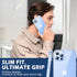ORIbox Clear Matte Translucent Case for iPhone 12 Pro Max - Lightweight Shock Absorption, Anti-Fingerprint Crystal