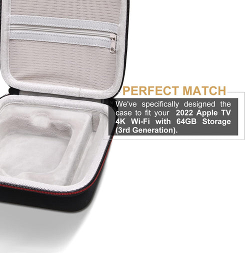 L LTGEM 2022 4K 64GB (3rd LTGEM EVA Hard Case for Apple TV WiFi with Storage Generation) - Travel - Protective Carrying
