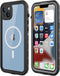 iPhone 14 Waterproof Case, Shockproof Dustproof with Built-in Screen Protector, Magnetic Ring (Black)