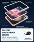 ZtotopCases (A16) 11th/10th 11''/10.9'' Strap,360 11th 2025(A3354/5),Pink for iPad Generation with Screen Protector