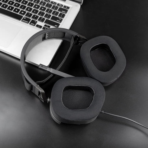SOULWIT Cooling-Gel Earpads for Corsair HS80 Max/HS80 USB Wired/HS 80 RGB Wireless Gaming Headsets, Black