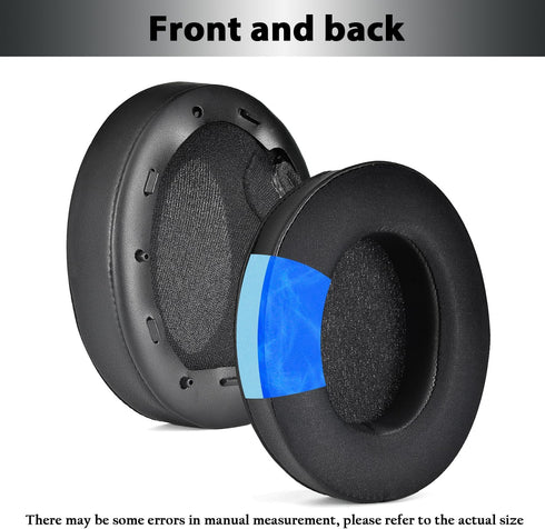 Adhiper Earpads for Sony WH-1000XM4 Headphones, Soft Cooling Gel, Noise Isolation Memory Foam, Black.