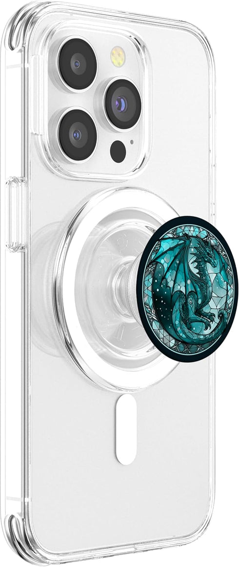 PopSockets PopGrip for MagSafe Blue Dragon