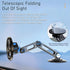 Universal 360° PRO Magnetic Suction Phone Holder for Car, Alloy Folding Magnetic Cell Phone Holder, Dashboard Mount for