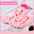 1 20''-29'' Remagr Pcs Kawaii Computer Monitor Cover with Cat Ear Design, Furry Cute Pink Monitor Dust Cover Protector