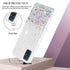 Samsung A71 5G Case, Clear Glitter Silicone, Phone Cover, Glitter Sparkle Pink, Shockproof Thin Design