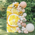 Jnbasdffb Summer 7.2 Lemon Wedding Arch Cover, Stretchy Spandex Arch Backdrop Stand Covers FT, Modern Oil Painting