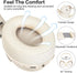B8 6 50H Headset RORSOU Bluetooth Headphones Over Ear, EQ Music Modes and Playtime Deep Bass Wireless Headphones