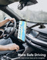 woleyi 4.7-11" Dashboard Car Tablet Mount, Telescopic Tube Suction Cup Car Tablet Holder, Compatible with iPad
