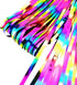 2 Packs Rainbow Party Decorations, Rainbow Foil Fringe Curtain, Neon Backdrop, Metallic Tinsel Photo Booth Props