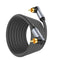 VANAUX 90 Degree RCA Cable,Right Angle Subwoofer Cable,Digital Coaxial Audio Cord,Nylon Braided,Gold-Plated,Male